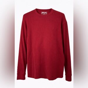 American Eagle Outfitters Rich Red Thermal Top